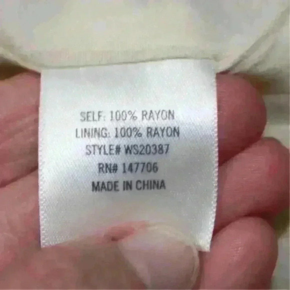 BLUE RAIN Girly Cottagecore Floral Embroidered Crop Peplum Blouse Top Women S - Picture 11 of 12